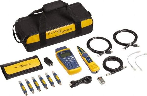 Fluke Networks - 18 Piece, Network Service Kit - Comes in Kit Bag - Strong Tooling