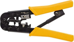 Fluke Networks - 1 Piece, Terminal Crimper & Wire Cutter - Comes in Clam Shell - Strong Tooling