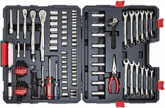 Crescent - 148 Piece 1/4, 3/8 & 1/2" Drive Mechanic's Tool Set - Comes in Blow Molded Case - Strong Tooling