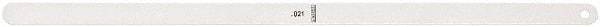 Starrett - Feeler Gages   Thickness (Decimal Inch): 0.0210    Leaf Length (Inch): 12 - Strong Tooling