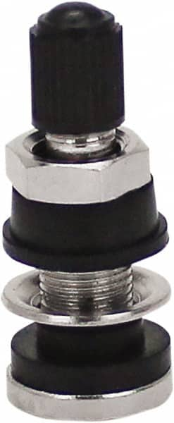 Milton - Clamp-In Tubeless Tire Valve - For Rim Holes 5/8", Rim Holes .453 - Strong Tooling