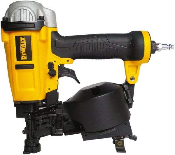 DeWALT - 3/4 to 1-3/4" Nail Length, 0.12" Nail Diam, Roofing Air Nailer - 70 to 120 psi - Strong Tooling