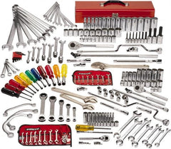 Proto - 194 Piece 1/4, 3/8 & 1/2" Drive Master Tool Set - Comes in Top Chest - Strong Tooling