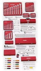 Proto - 194 Piece 1/4, 3/8 & 1/2" Drive Master Tool Set - Comes in Top Chest - Strong Tooling