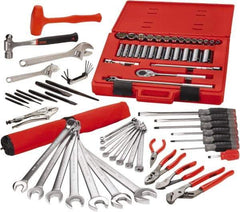 Proto - 78 Piece 1/2" Drive Master Tool Set - Comes in Tool Box - Strong Tooling