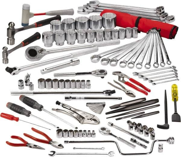 Proto - 92 Piece 3/8, 1/2 & 3/4" Drive Master Tool Set - Comes in Top Chest - Strong Tooling