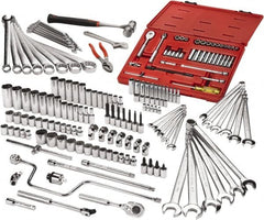 Proto - 179 Piece 1/4 & 3/8" Drive Master Tool Set - Comes in Roller Cabinet - Strong Tooling