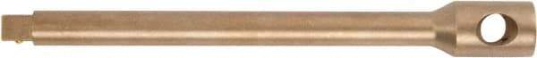 Ampco - 1/4" Drive Nonsparking Socket Extension Bar - 2" OAL, Uncoated Finish - Strong Tooling