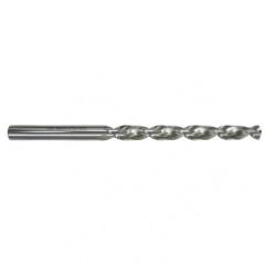 3.3mm Dia. - HSS Parabolic Taper Length Drill-130° Point-Coolant-Bright - Strong Tooling