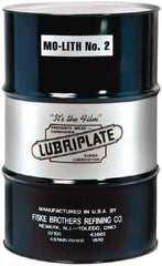 Lubriplate - 400 Lb Drum Moly-Disulfide Extreme Pressure Grease - Gray, Extreme Pressure, 350°F Max Temp, NLGIG 2, - Strong Tooling