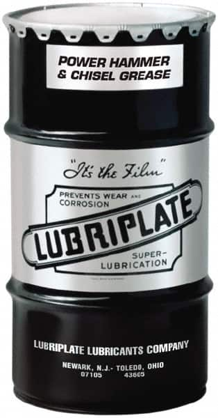 Lubriplate - 120 Lb Drum Aluminum Extreme Pressure Grease - Black, Extreme Pressure, 400°F Max Temp, NLGIG 2, - Strong Tooling