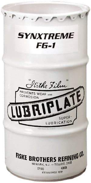 Lubriplate - 120 Lb Drum Calcium Extreme Pressure Grease - Tan, Extreme Pressure, Food Grade & High/Low Temperature, 440°F Max Temp, NLGIG 1, - Strong Tooling