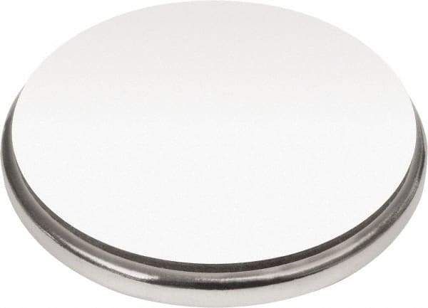 Mag-Mate - 1-1/2" Diam x 1/8" High Neodymium Rare Earth Magnet - 77 Lb Max Capacity, 180°F Max, Nickel Plated - Strong Tooling