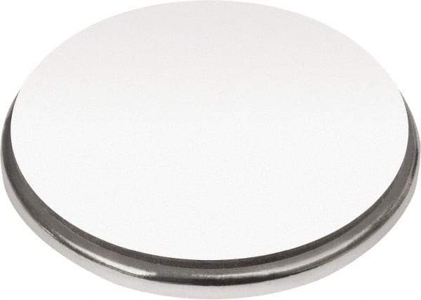 Mag-Mate - 1" Diam x 1/16" High Neodymium Rare Earth Magnet - 16.5 Lb Max Capacity, 180°F Max, Nickel Plated - Strong Tooling