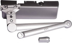 Door Damper: 12.3″ Closer Body Length Aluminum (Satin) Finish