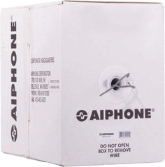 Aiphone - 22 AWG, 3 Wire, 500' OAL Shielded Automation & Communication Cable - PVC Insulation, 0.0253" OD - Strong Tooling