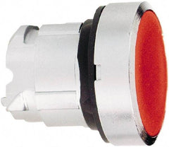 Schneider Electric - 22mm Mount Hole, Flush, Pushbutton Switch Only - Round, Orange Pushbutton, Illuminated, Momentary (MO) - Strong Tooling