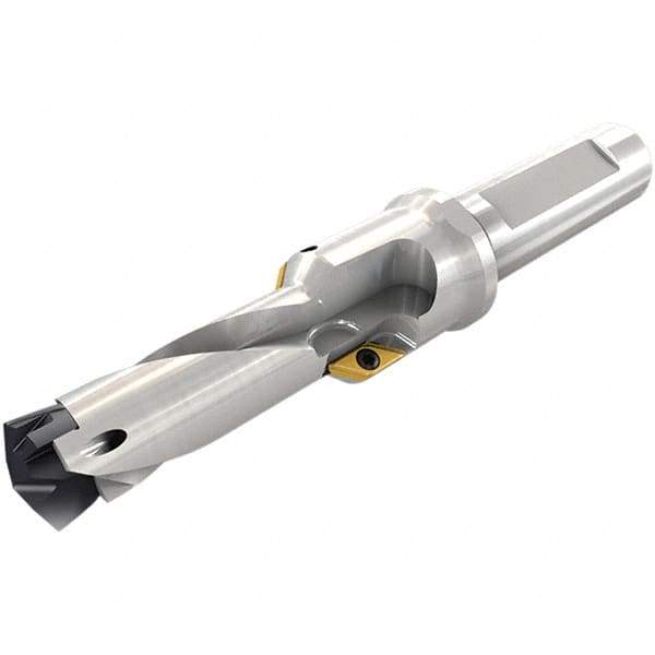 Iscar - 0.787 to 0.823" Diam, 1.65" Max Drill Depth, 1" Shank Diam, 5.28" OAL, Replaceable Tip Drill - AOMT, FCP, HCP-IQ, ICG, ICK, ICK-2M, ICM, ICP, iCP-2M, QCP-2M Insert, 20 Seat Size, DCNT Toolholder, Series Pre-Thread - Strong Tooling