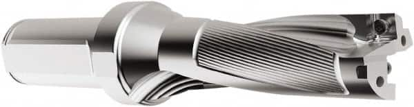 Seco - 135mm Max Drill Depth, 3xD, 45mm Diam, Indexable Insert Drill - 2 Inserts, 40mm Shank Diam, Straight Shank - Strong Tooling