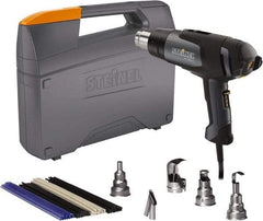 Steinel - 120 to 1,100°F Heat Setting, 4 to 13 CFM Air Flow, Heat Gun Kit - 120 Volts, 13.2 Amps, 1,500 Watts, 6' Cord Length - Strong Tooling