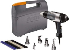 Steinel - 120 to 1,200°F Heat Setting, 4 to 13 CFM Air Flow, Heat Gun Kit - 120 Volts, 13.5 Amps, 1,600 Watts, 6' Cord Length - Strong Tooling