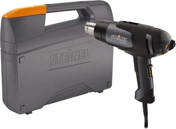 Steinel - 120 to 1,100°F Heat Setting, 4 to 13 CFM Air Flow, Heat Gun - 120 Volts, 13.2 Amps, 1,500 Watts, 6' Cord Length - Strong Tooling