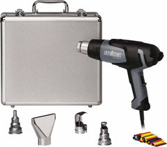 Steinel - 120 to 1,100°F Heat Setting, 4 to 13 CFM Air Flow, Heat Gun Kit - 120 Volts, 13.2 Amps, 1,500 Watts, 6' Cord Length - Strong Tooling