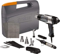 Steinel - 120 to 1,200°F Heat Setting, 4 to 13 CFM Air Flow, Heat Gun Kit - 120 Volts, 13.5 Amps, 1,600 Watts, 6' Cord Length - Strong Tooling