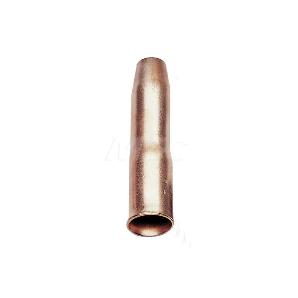 MIG Welder Gas Nozzle: 0.5″ Bore Dia Copper, Use with Magnum