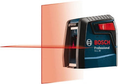 Bosch - 2 Beam 30' Max Range Self Leveling Cross Line Laser - Strong Tooling