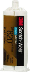 3M - 48.5 mL Cartridge Two Part Acrylic Adhesive - 15 to 20 min Working Time - Strong Tooling