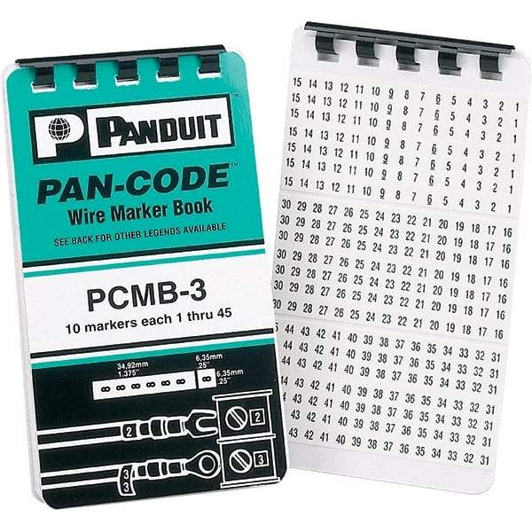 Panduit - Wire Marker Books & Pens Wire Marker Type: Book Ink Color: Black - Strong Tooling