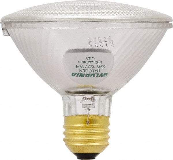 SYLVANIA - 39 Watt Halogen Flood/Spot Medium Screw Lamp - 2,950°K Color Temp, 500 Lumens, Dimmable, PAR30, 1,000 hr Avg Life - Strong Tooling