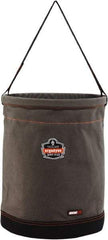 Ergodyne - 1 Pocket Gray Canvas Tool Bucket - 16" Wide x 16" Deep x 20" High - Strong Tooling