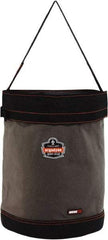 Ergodyne - 1 Pocket Gray & Black Canvas Tool Bucket - 16" Wide x 16" Deep x 20" High - Strong Tooling