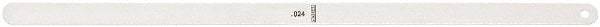 Starrett - Feeler Gages   Thickness (Decimal Inch): 0.0240    Leaf Length (Inch): 12 - Strong Tooling