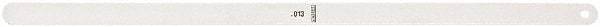 Starrett - Feeler Gages   Thickness (Decimal Inch): 0.0130    Leaf Length (Inch): 12 - Strong Tooling