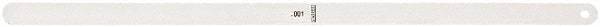 Starrett - Feeler Gages   Thickness (Decimal Inch): 0.0010    Leaf Length (Inch): 12 - Strong Tooling