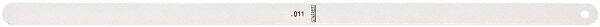 Starrett - Feeler Gages   Thickness (Decimal Inch): 0.0110    Leaf Length (Inch): 12 - Strong Tooling