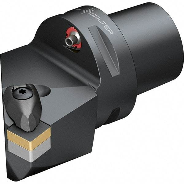 Walter - 0° Lead Angle, Indexable Turning Toolholder - 132.6mm OAL, Series DSKN-CAPTO-AUSSEN - Strong Tooling