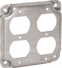 Hubbell-Raco - Electrical Outlet Box Steel Cover - Includes Mounting Hardware - Strong Tooling