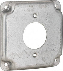 Hubbell-Raco - Electrical Outlet Box Steel Cover - Includes Mounting Hardware - Strong Tooling