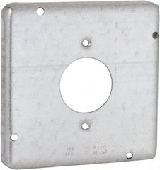 Hubbell-Raco - Electrical Outlet Box Steel Cover - Includes Mounting Hardware - Strong Tooling