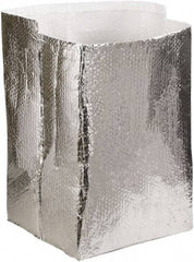 Made in USA - 16" Long x 16" Wide x 16" High x 3/16" Thick Box Liner - Silver, Case - Strong Tooling