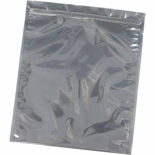 Made in USA - 6" Long x 4" Wide, 3 mil Thick, Self Seal Recloseable Zip Top Static Protection Bag - Transparent, Standard Grade - Strong Tooling