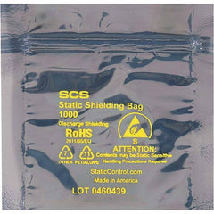 Made in USA - 24" Long x 24" Wide, 3.1 mil Thick, Self Seal Static Shield Bag - Transparent, Metal-In, Standard Grade - Strong Tooling