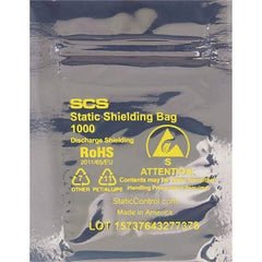 Made in USA - 20" Long x 15" Wide, 3.1 mil Thick, Self Seal Static Shield Bag - Transparent, Metal-In, Standard Grade - Strong Tooling