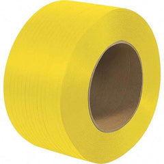 Made in USA - 20,000' Long x 1/4" Wide, Coil Case Polypropylene Strapping - 145 Lb Capacity, 0.02" Thick - Strong Tooling