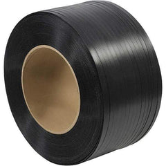 Made in USA - 6,000' Long x 5/8" Wide, Coil Case Polypropylene Strapping - 600 Lb Capacity, 0.025" Thick - Strong Tooling