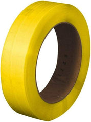 Made in USA - 7,200' Long x 1/2" Wide, Coil Case Polypropylene Strapping - 500 Lb Capacity, 0.022" Thick - Strong Tooling